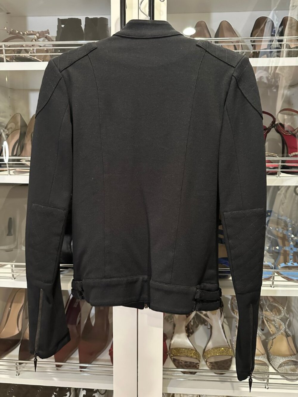 Rock & Republic Collection | Y2K Moto Jacket | Black | Size M - Picture 3 of 15
